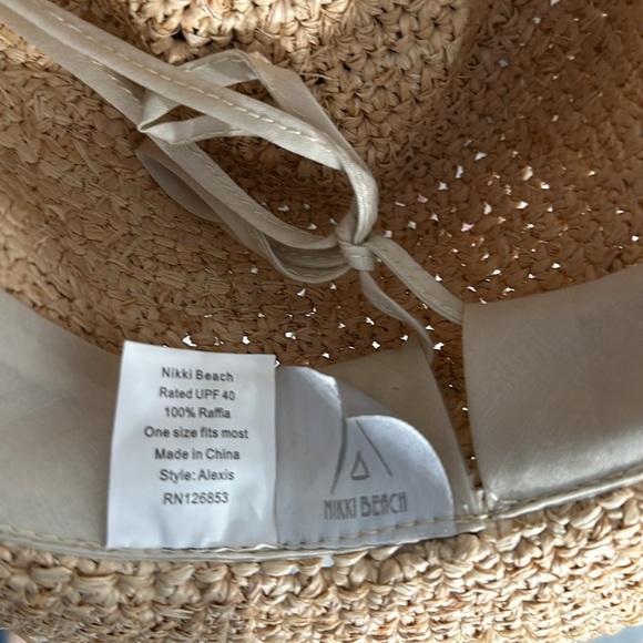 Nikki Beach straw hat - Picture 3 of 3